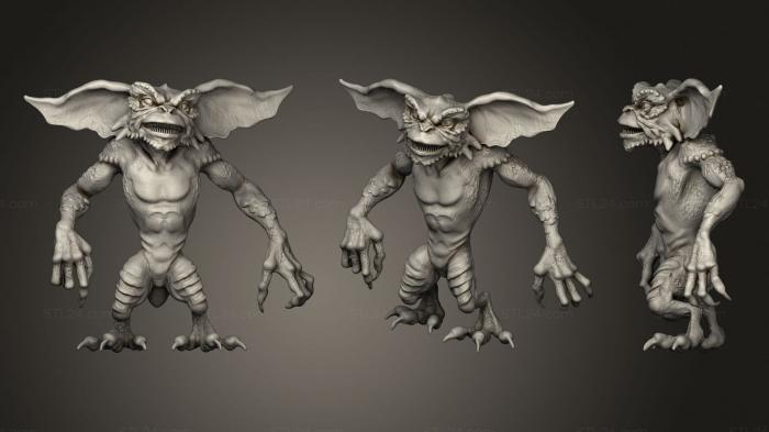 Figurines heroes, monsters and demons (Gremlins, STKM_2599) 3D models for cnc